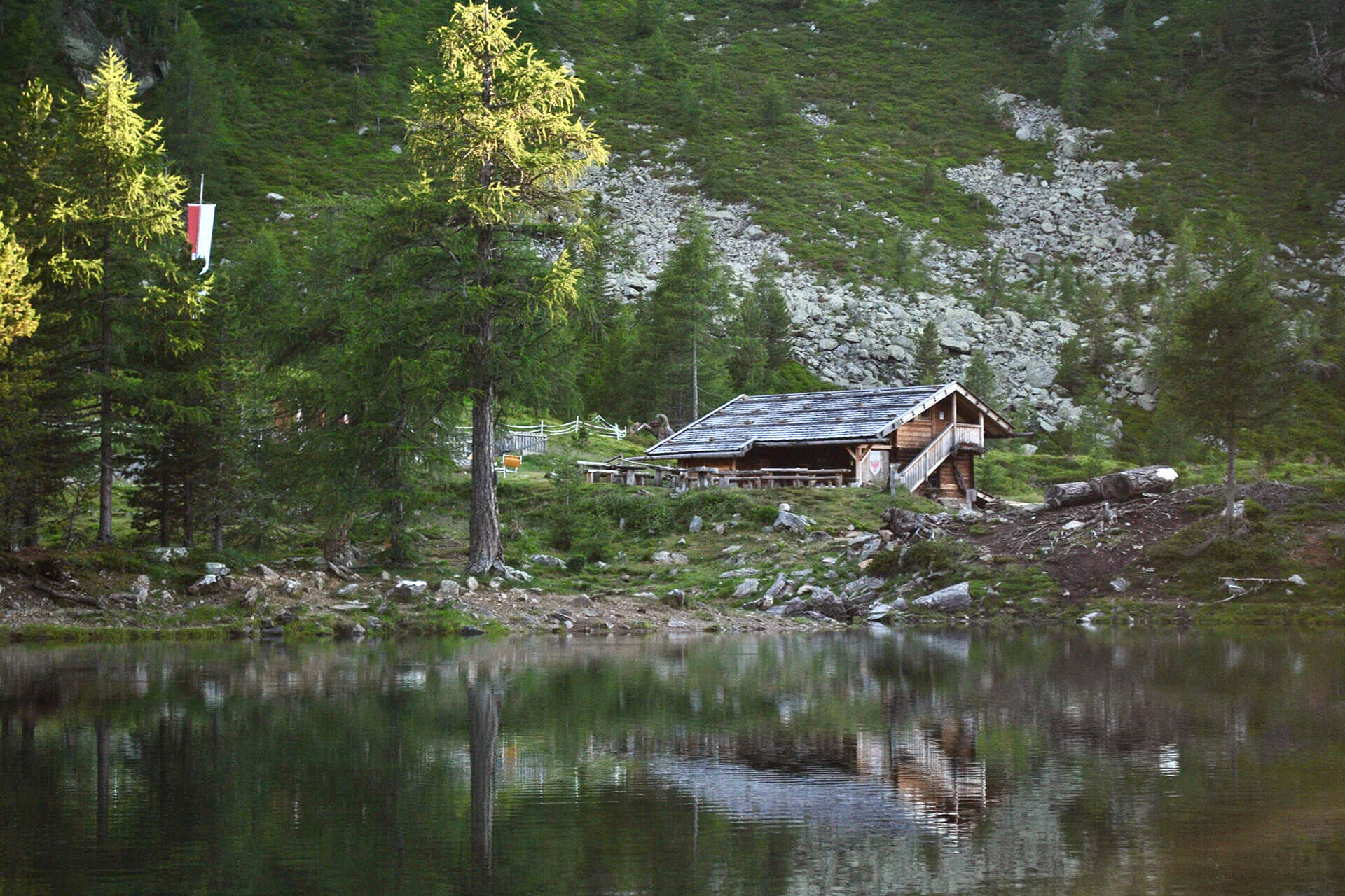 Zirmtal Alm im Vinschgau 